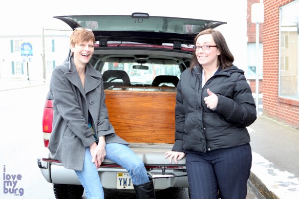 Hess Furniture buffet in car