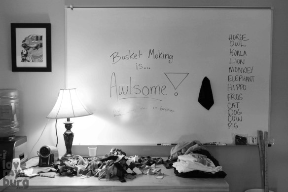 dry erase board in classroom