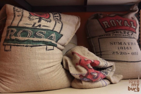 sacks of coffee beans