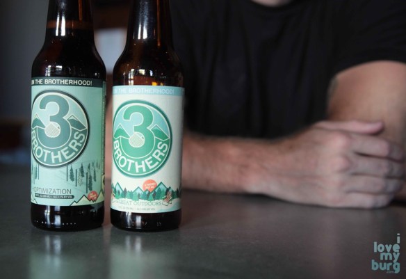 three brothers brewing bottles