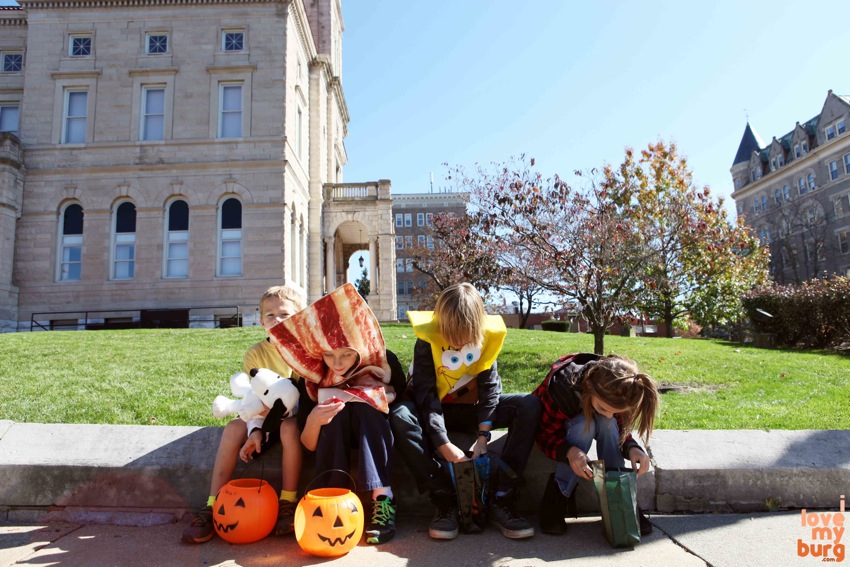 Halloween candy break