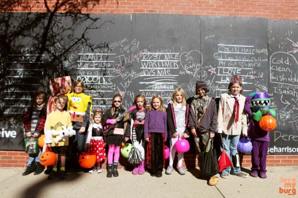 Halloween group chalkboard