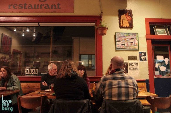 little grill front window