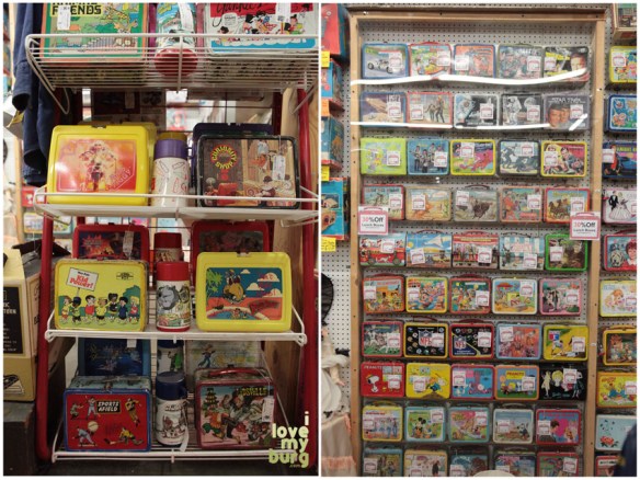 factory antique mall lunchboxes