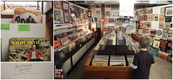 factory antique mall records