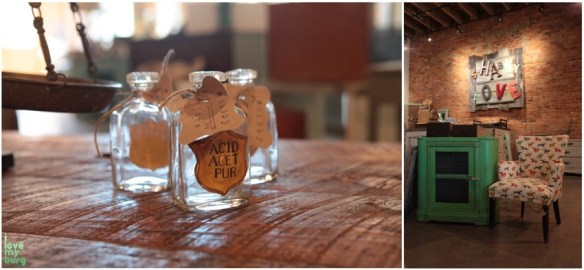 shabby love green cabinet