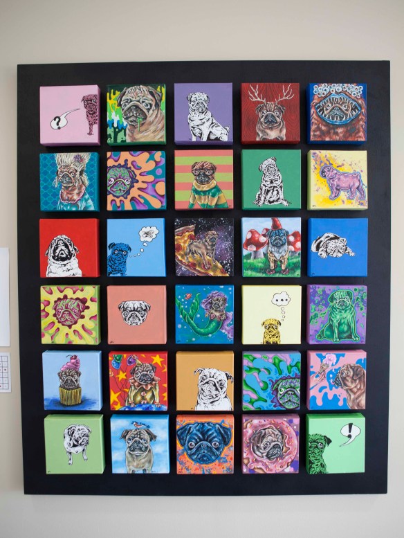 Pugs by Zach Gesford